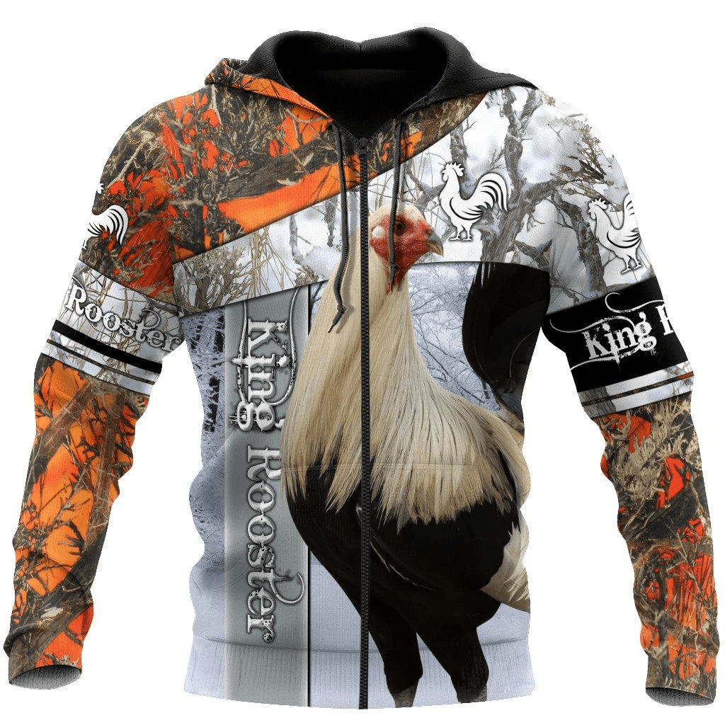 Beautiful Rooster Hoodie 3D All Over Print