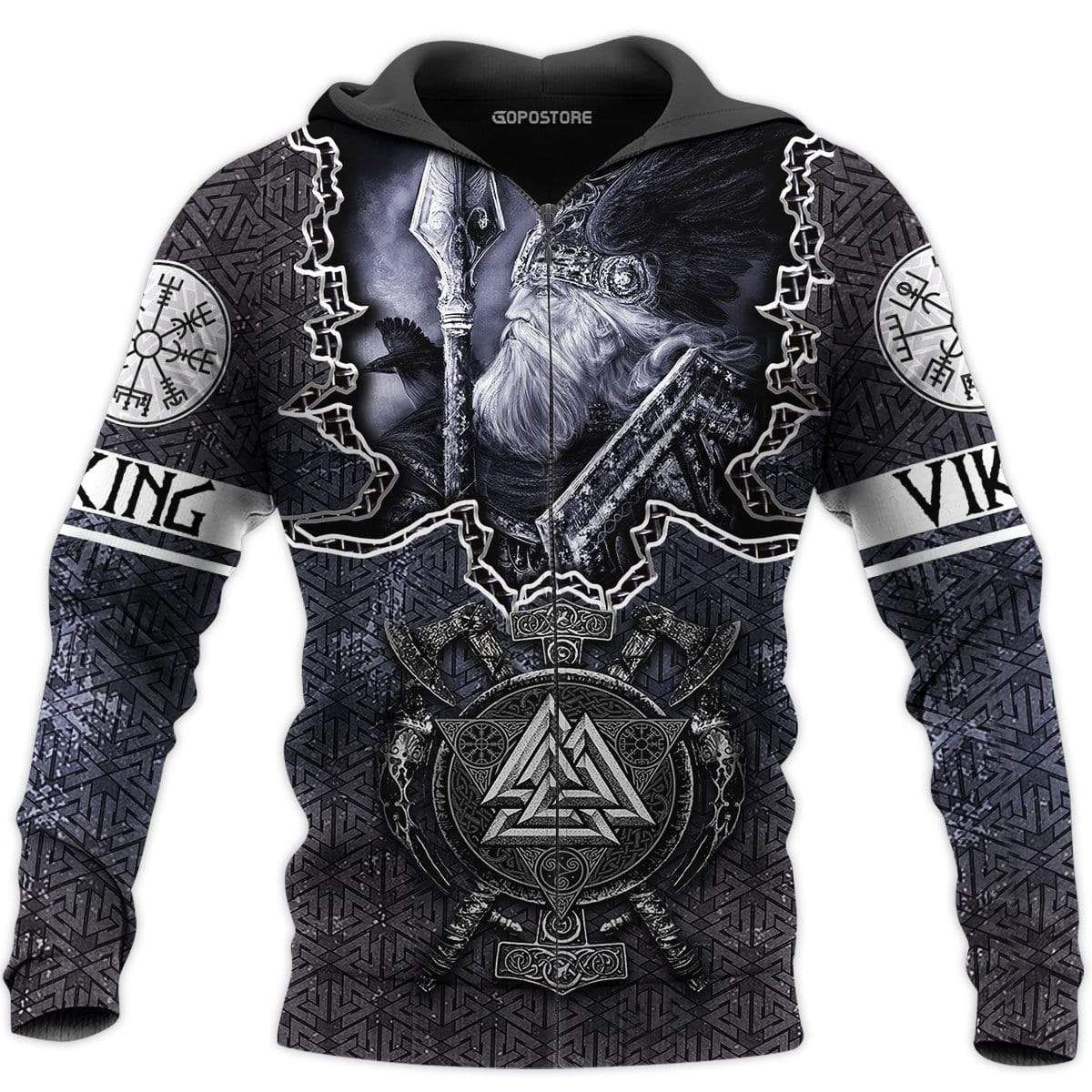 Beautiful Odin Viking Hoodie 3D All Over Print