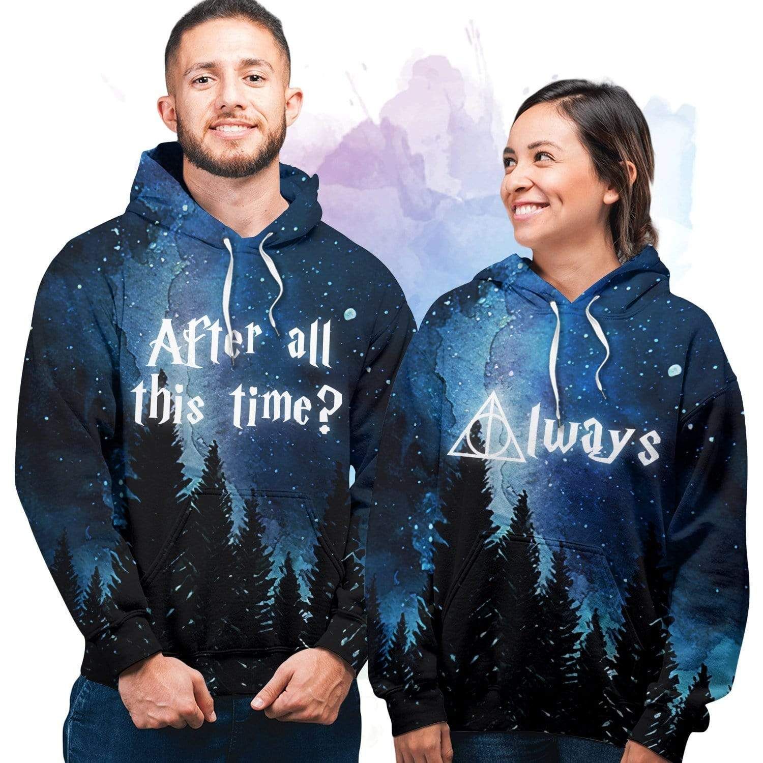Love Is Love Always Couple Hoodie 3D All Over Print