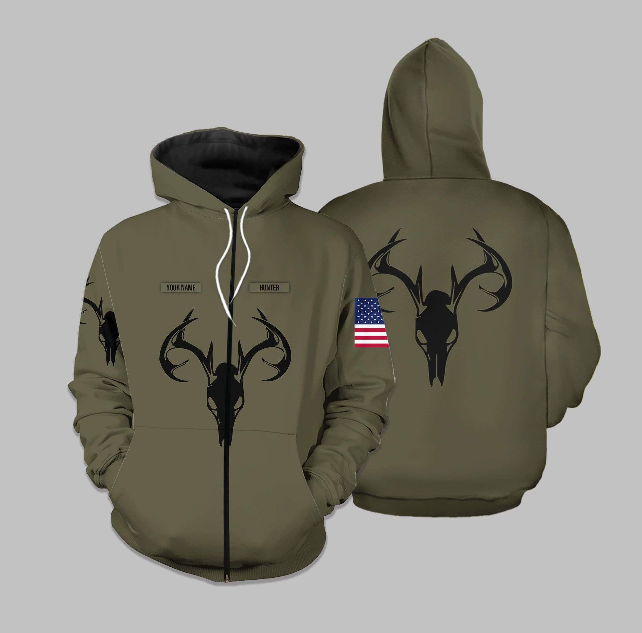Personalized Hunter Custom Name Hoodie 3D All Over Print