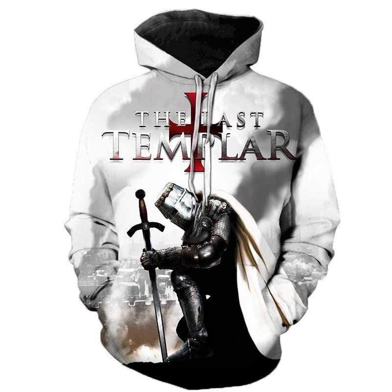 Knights The Last Templar Hoodie 3D All Over Print