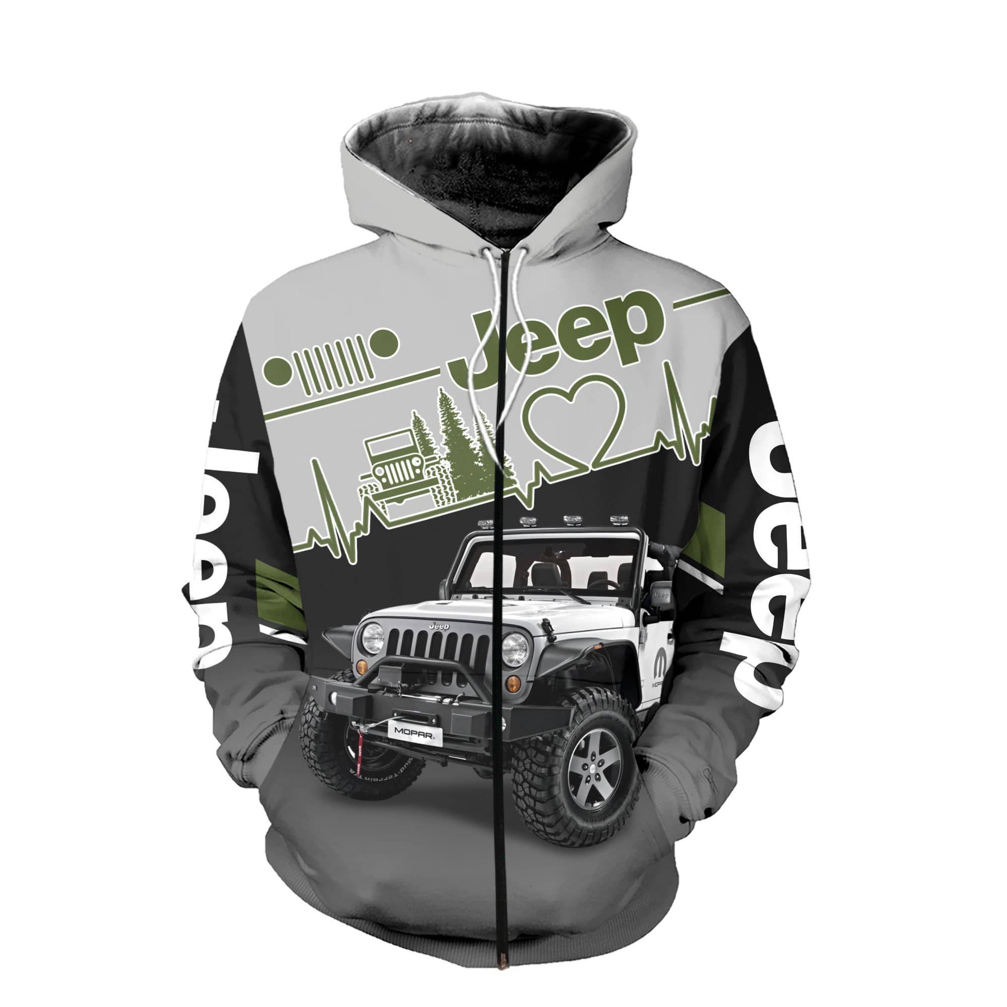 Cool Jeep Hoodie 3D All Over Print PAN3HD0189