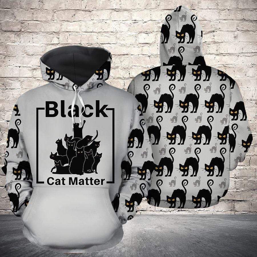 Black Cat Matter Hoodie 3D All Over Print