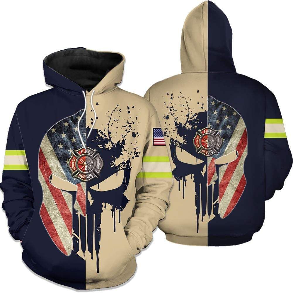 Firefighter The Soldier Hoodie 3D All Over Print