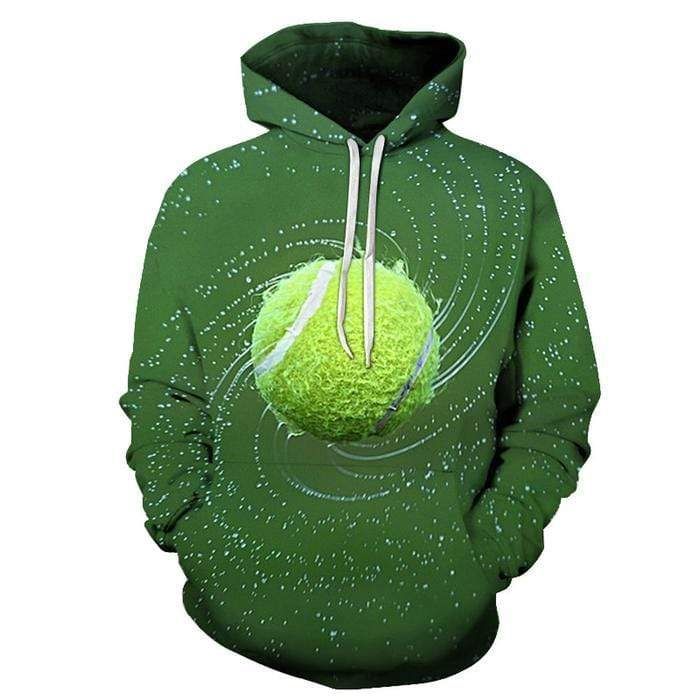 Green Tennis Customized Hoodie 3D All Over Print