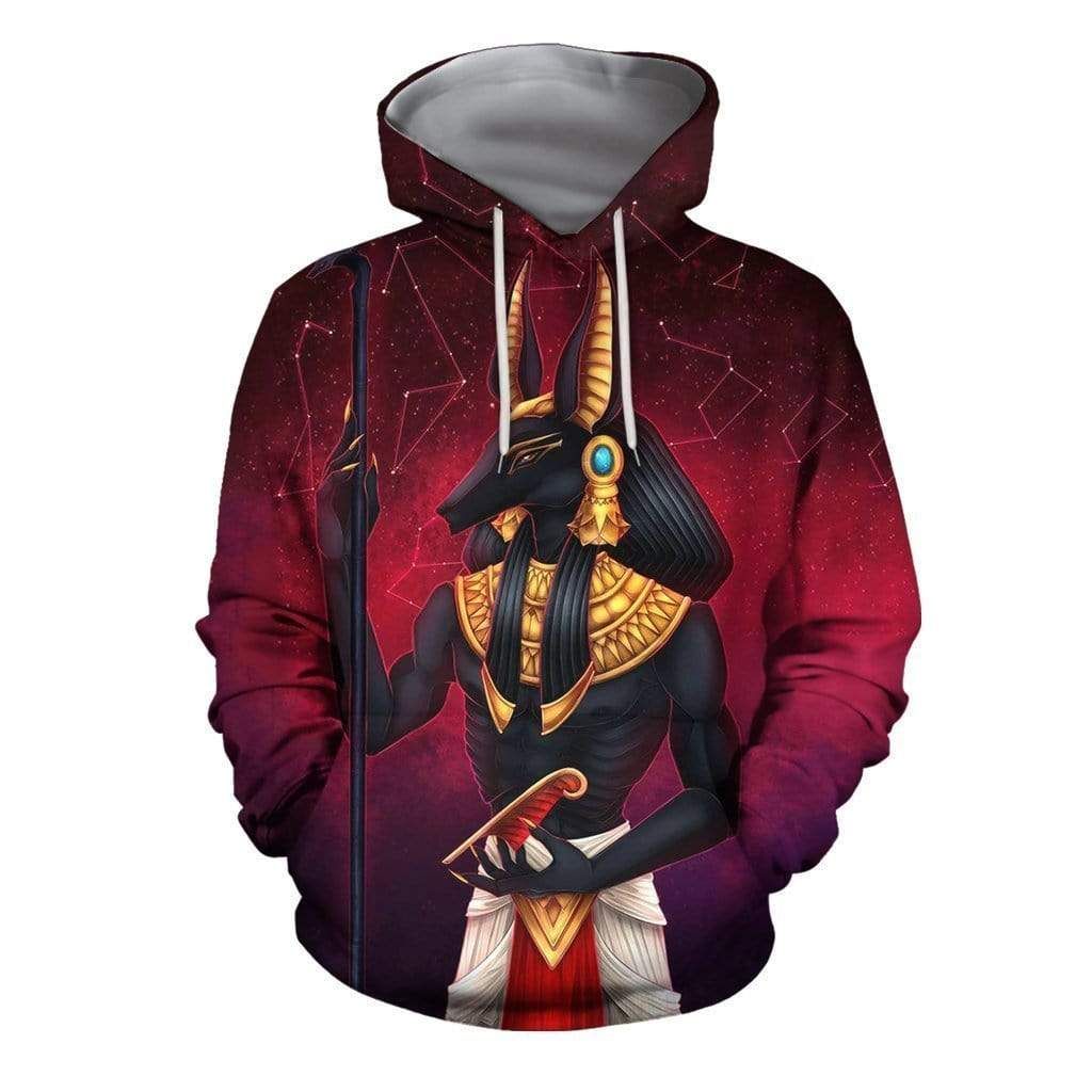 Ancient Egypt Beautiful Anubis Hoodie 3D All Over Print