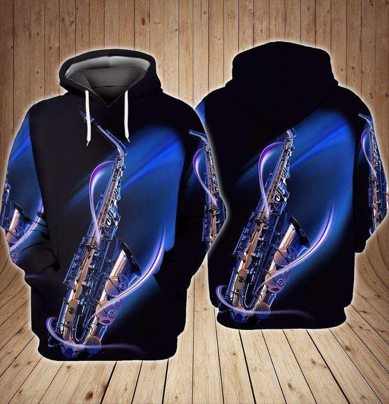 Saxophone Hoodie 3D All Over Print