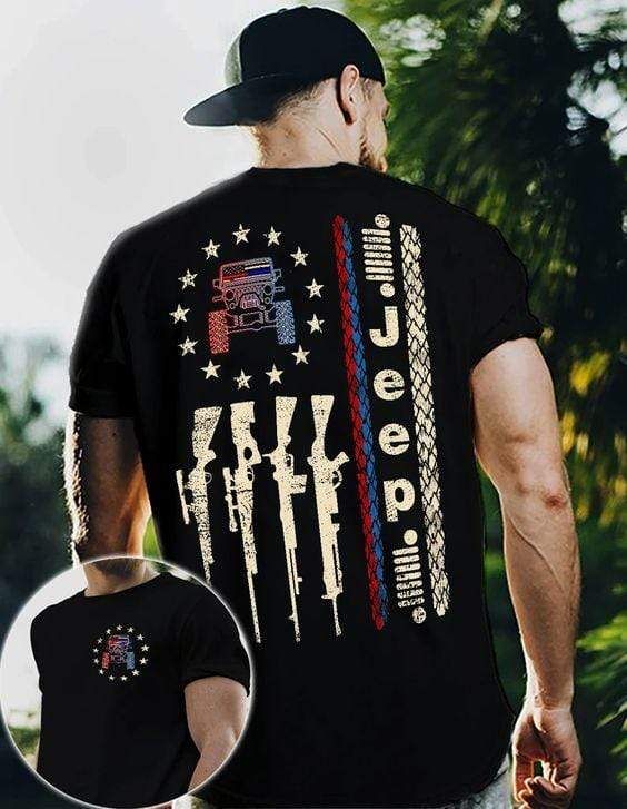 Jp And Gun Flag T-Shirt