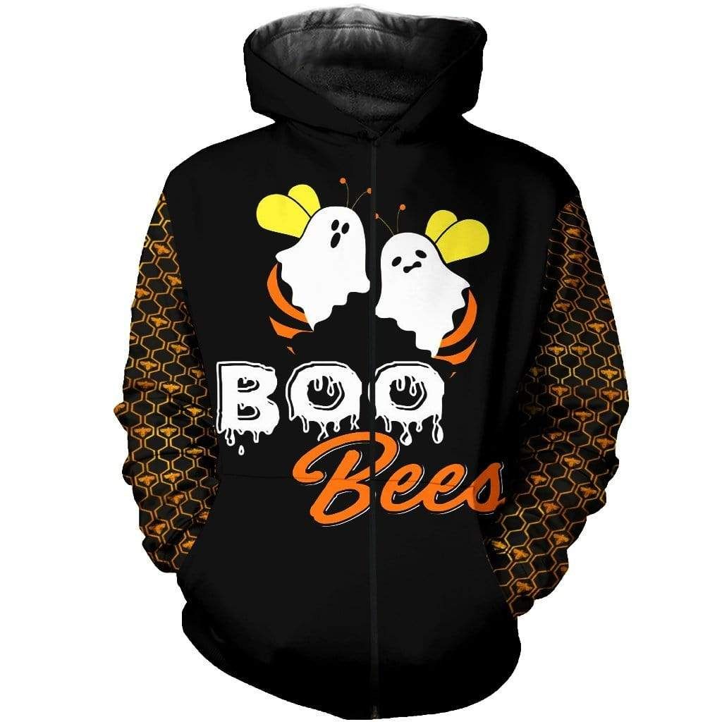 Halloween Boo Bees Hoodie 3D All Over Print