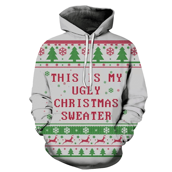 This Is My Ugly Christmas Hoodie 3D All Over Print