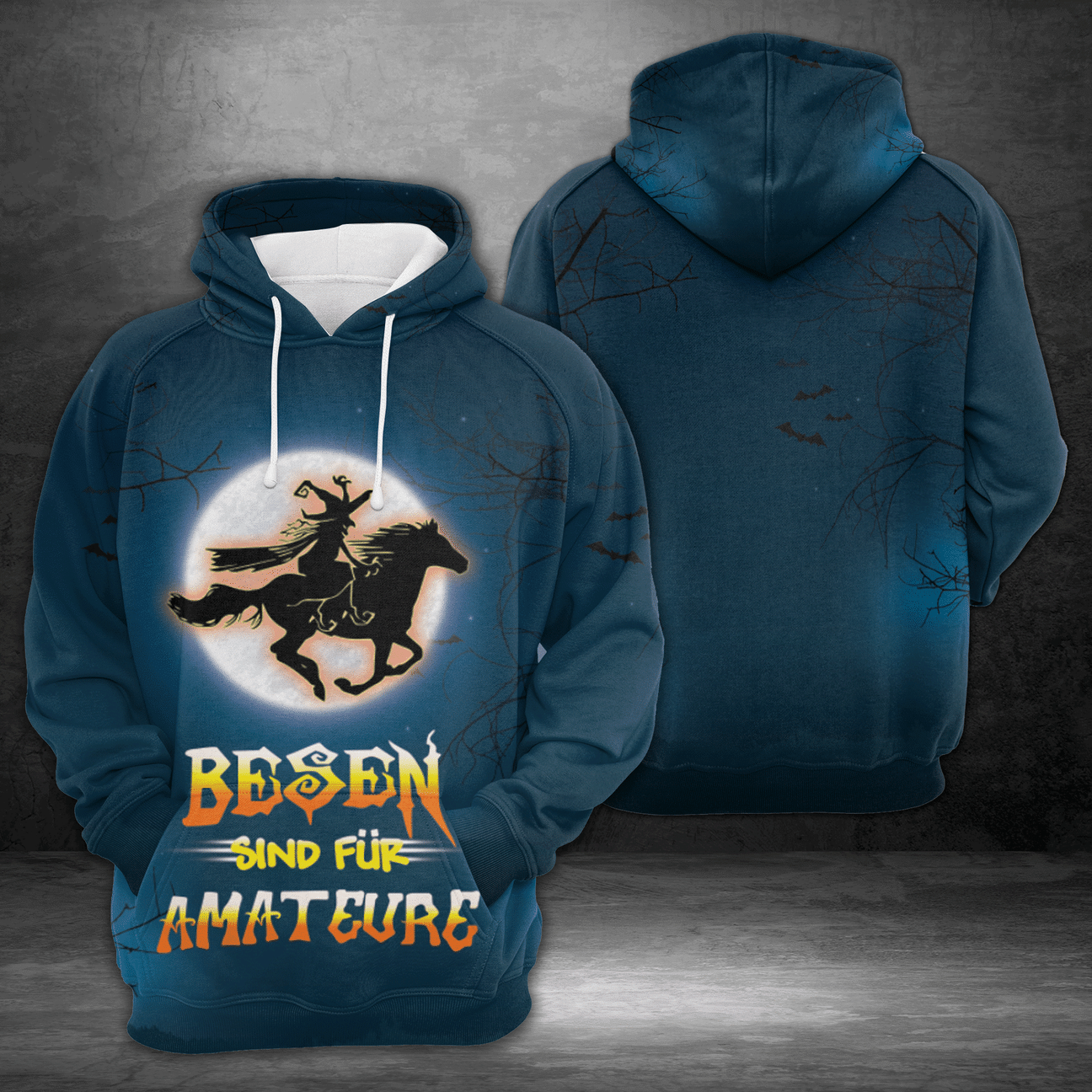 Halloween Besen Sind For Amature Hoodie 3D All Over Print