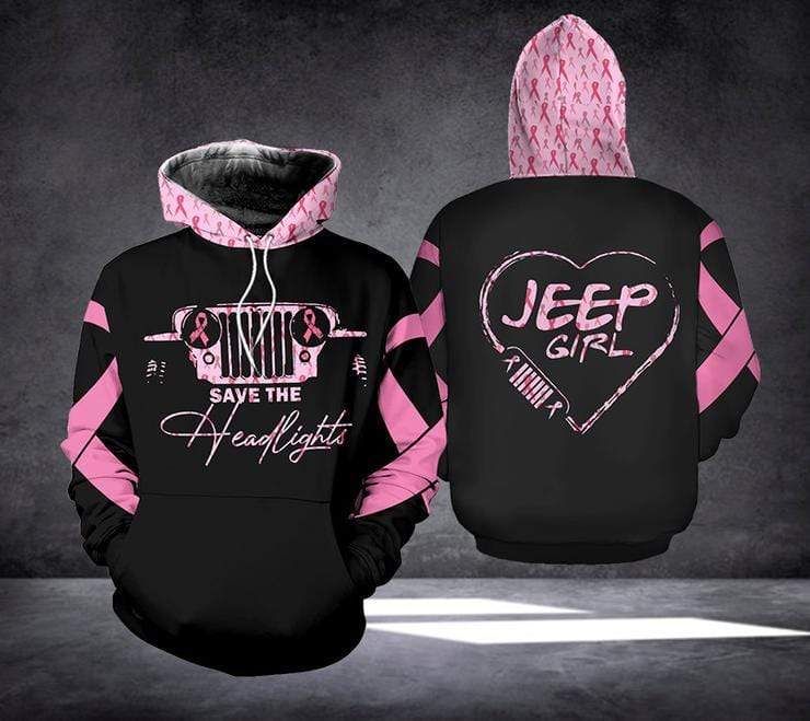Jeep Girl Save The Headlights Hoodie 3D All Over Print PAN3HD0257