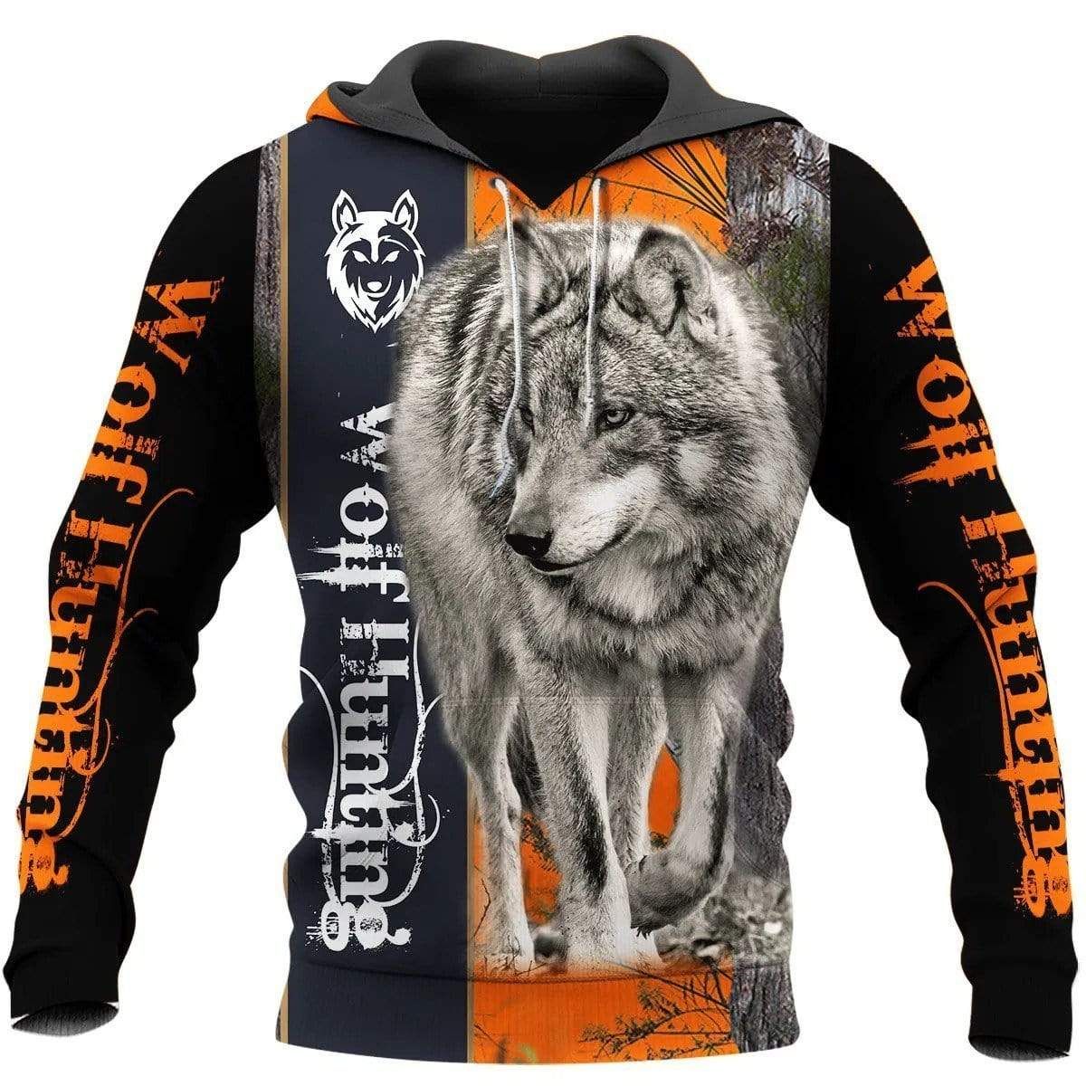 Wolf Hunting Hoodie 3D All Over Print