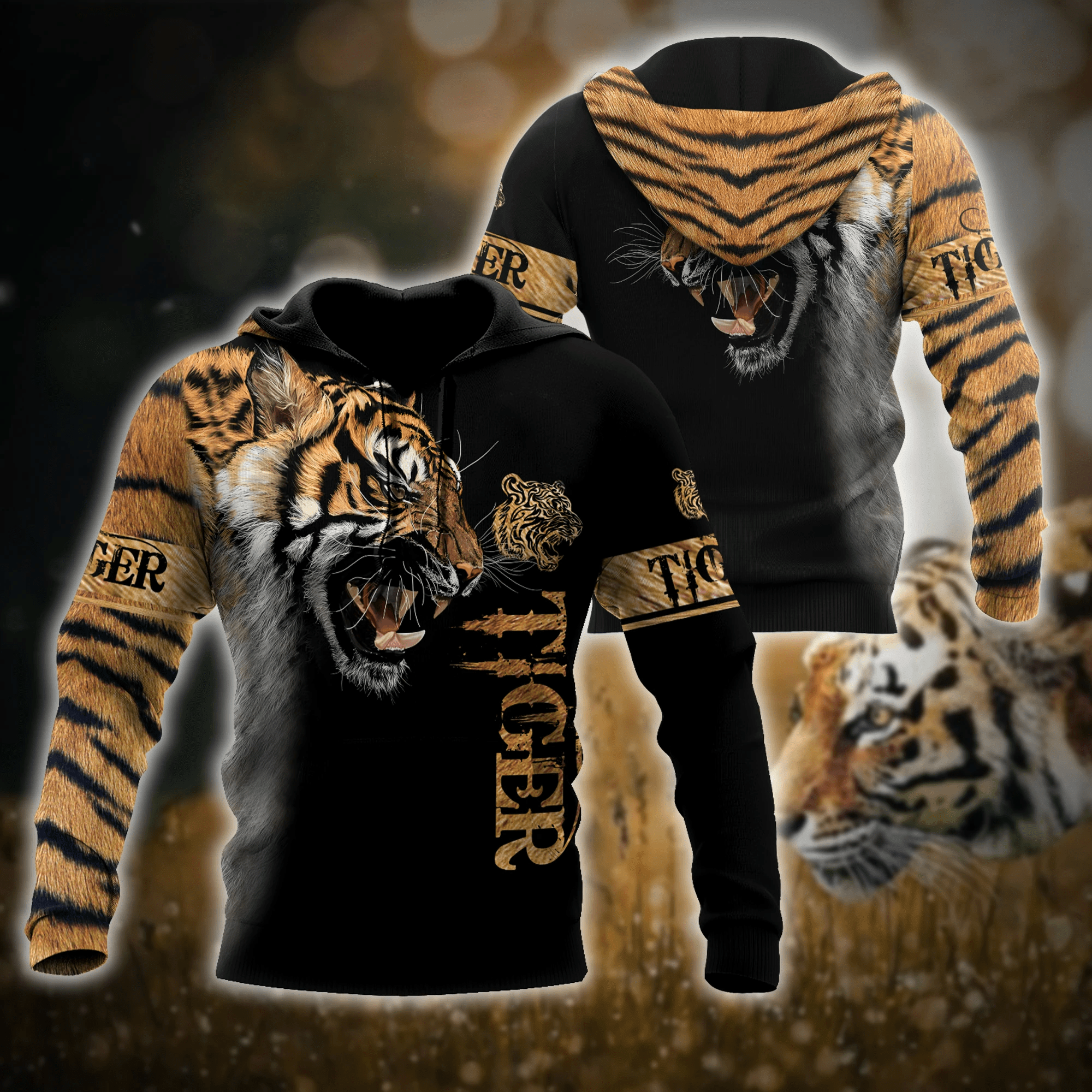 Tiger Hoodie 3D All Over Print