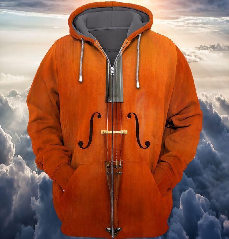Music Lover Violin Hoodie 3D All Over Print