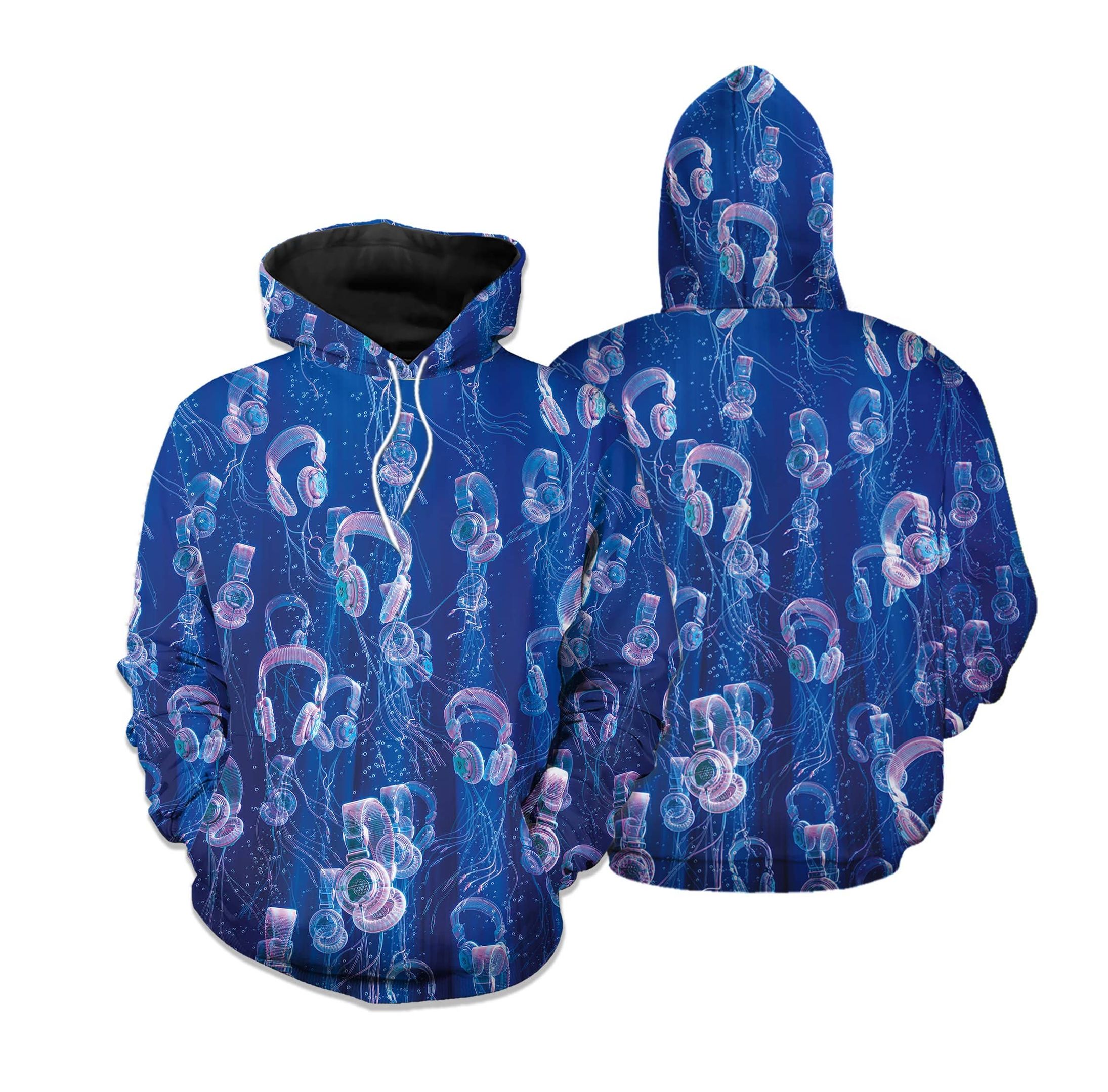Deep Melody Music Love Unisex Hoodie 3D All Over Print