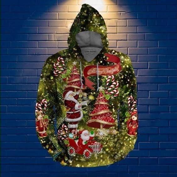 Believe In Magic Of Christmas Santa Claus Hoodie 3D All Over Print