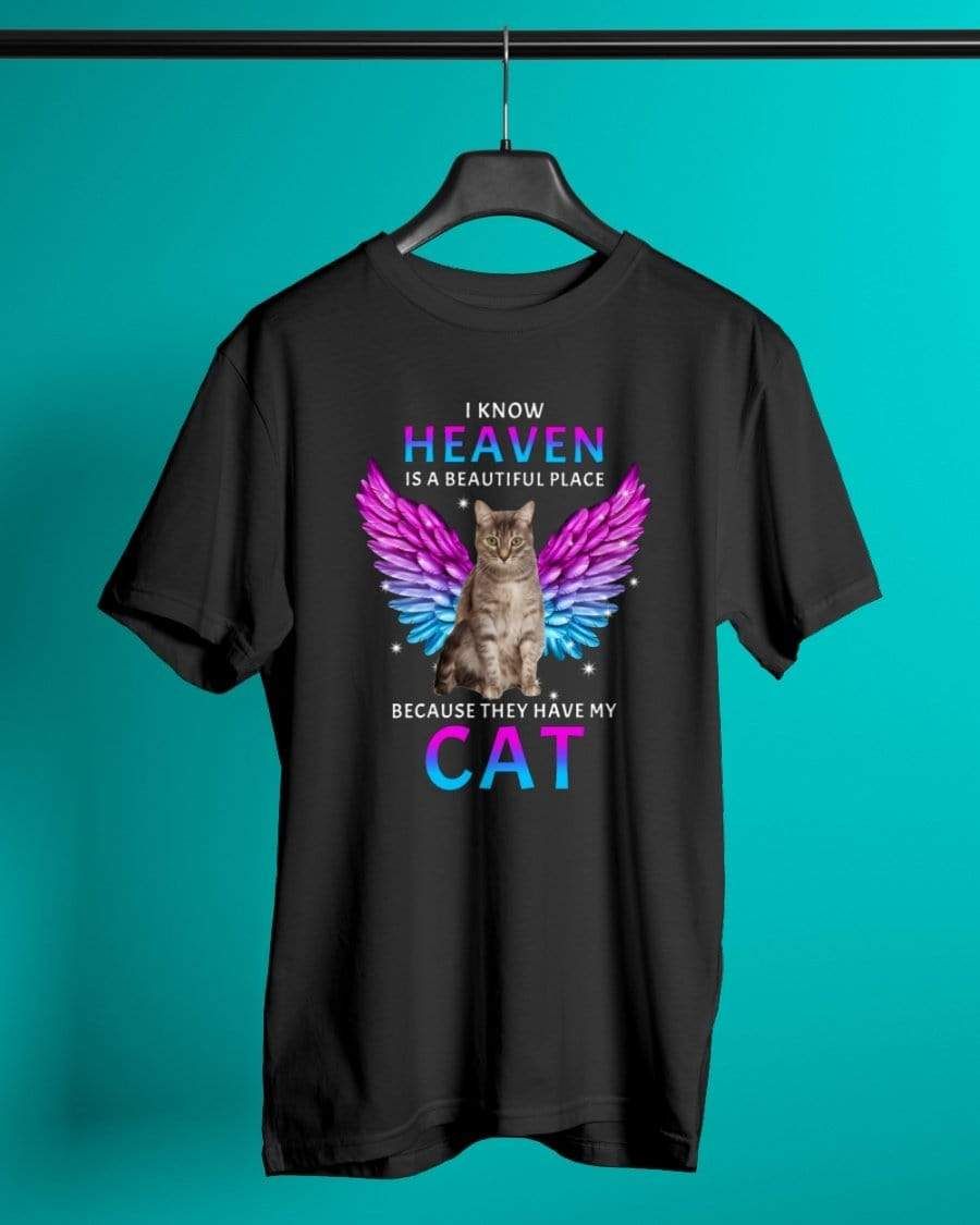I Know Heaven Is Beautiful Place, Because They Have My Cat Christmas T-Shirt