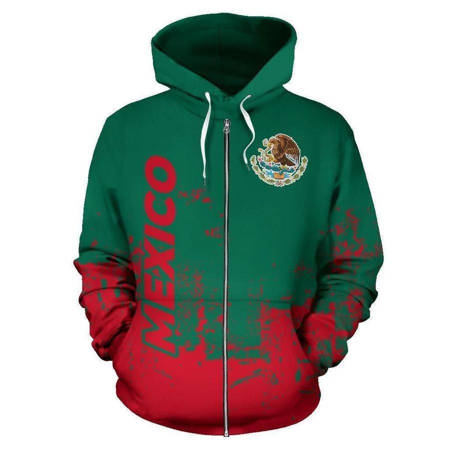 Mexico Smudge Style Hoodie 3D All Over Print