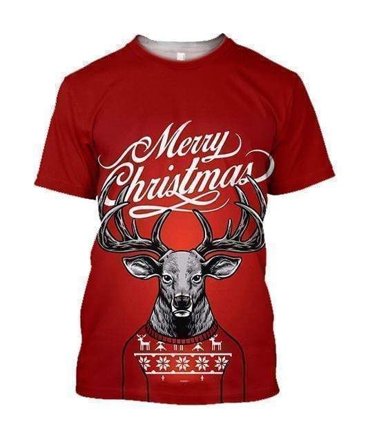 Merry Christmas Reindeer T-Shirt