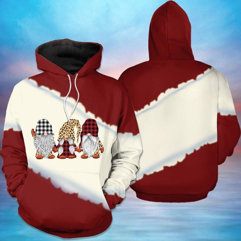 Christmas Gnomes 3D All Over Printed Hoodie Sweater