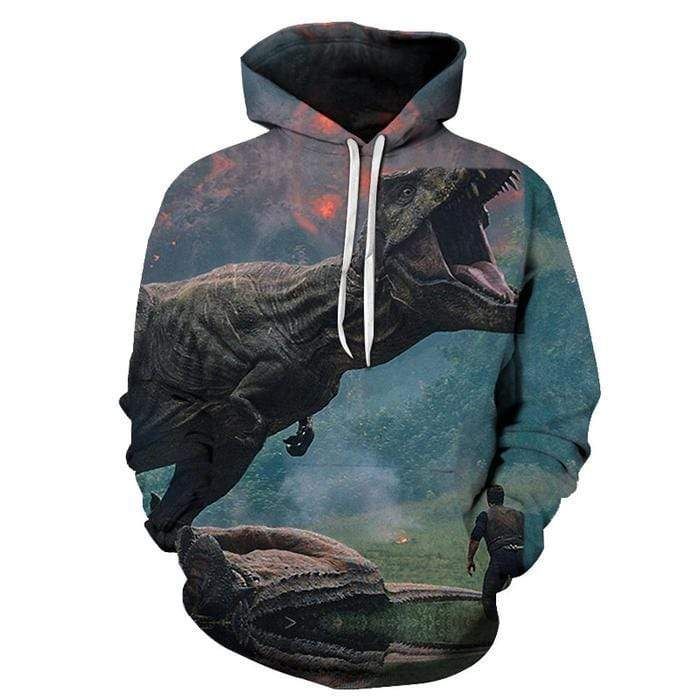 Honor T-Rex Hoodie 3D All Over Print