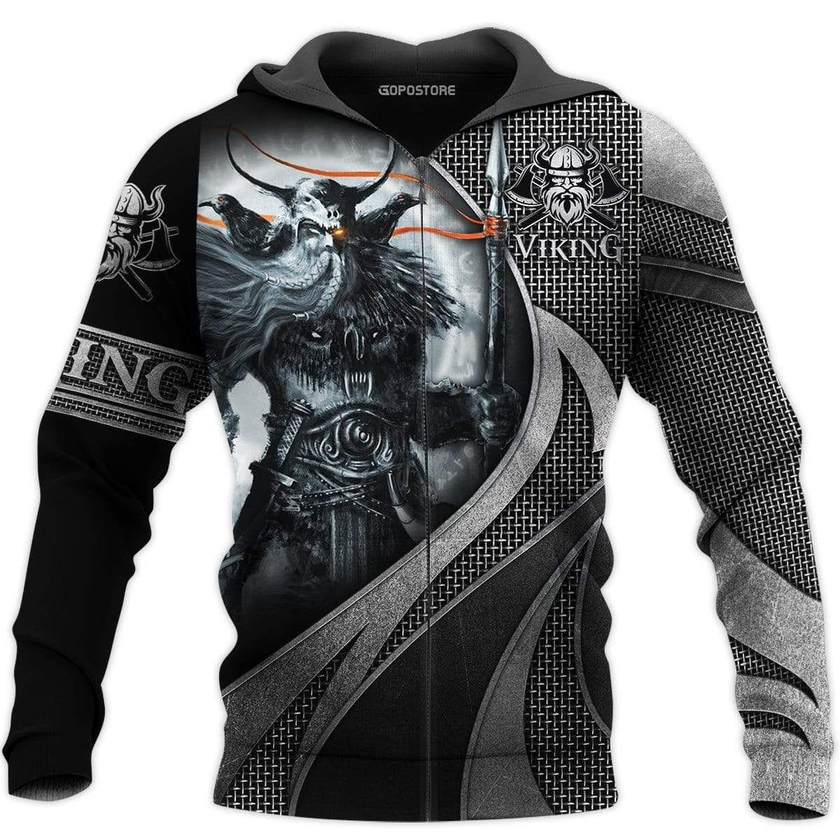 Odin Viking Warrior Hoodie 3D All Over Print