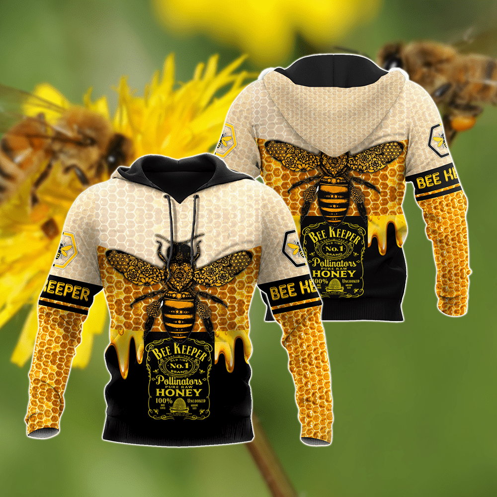 Bee Keeper Hoodie 3D All Over Print