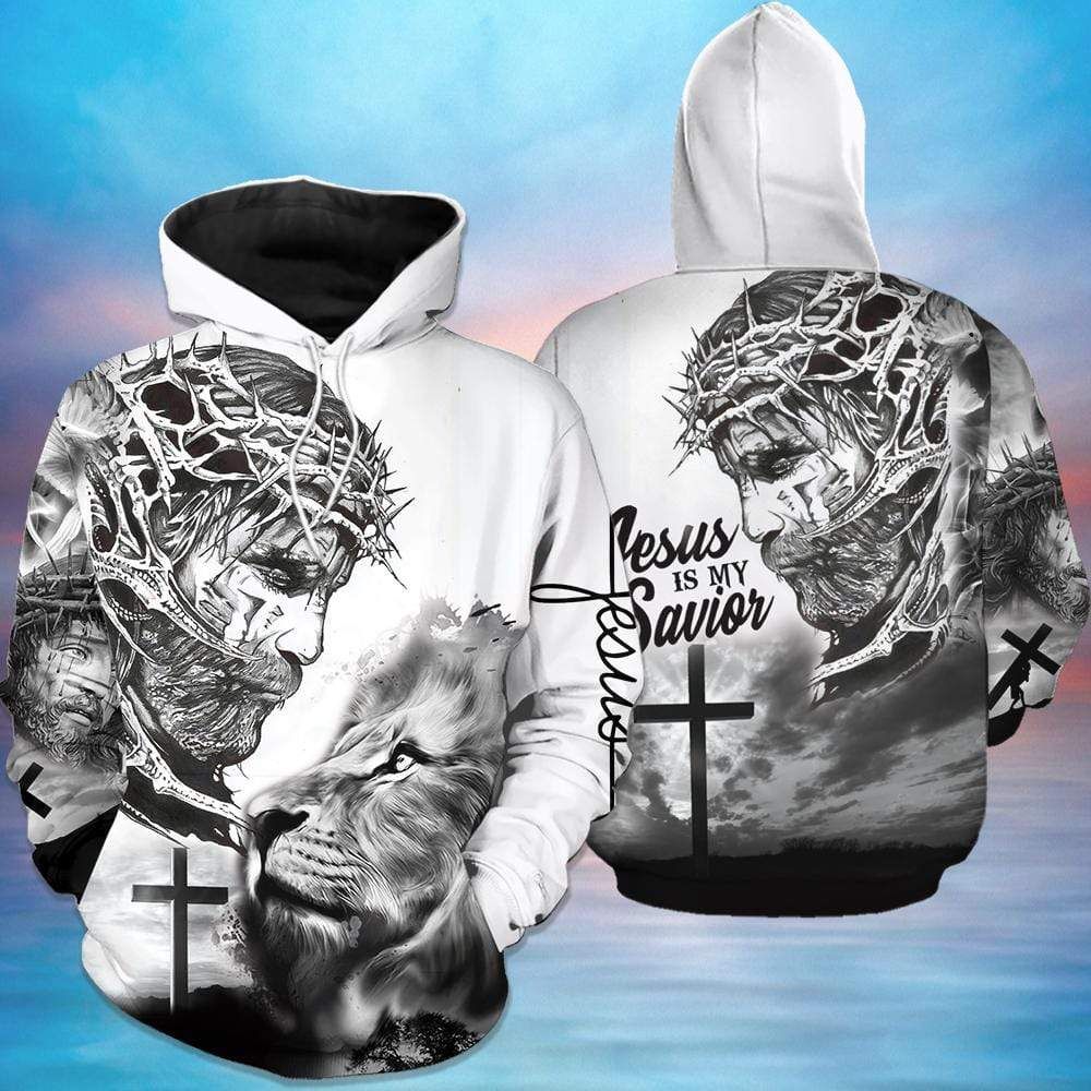 Jesus Is My Savior Tattoo Hoodie 3D All Over Print