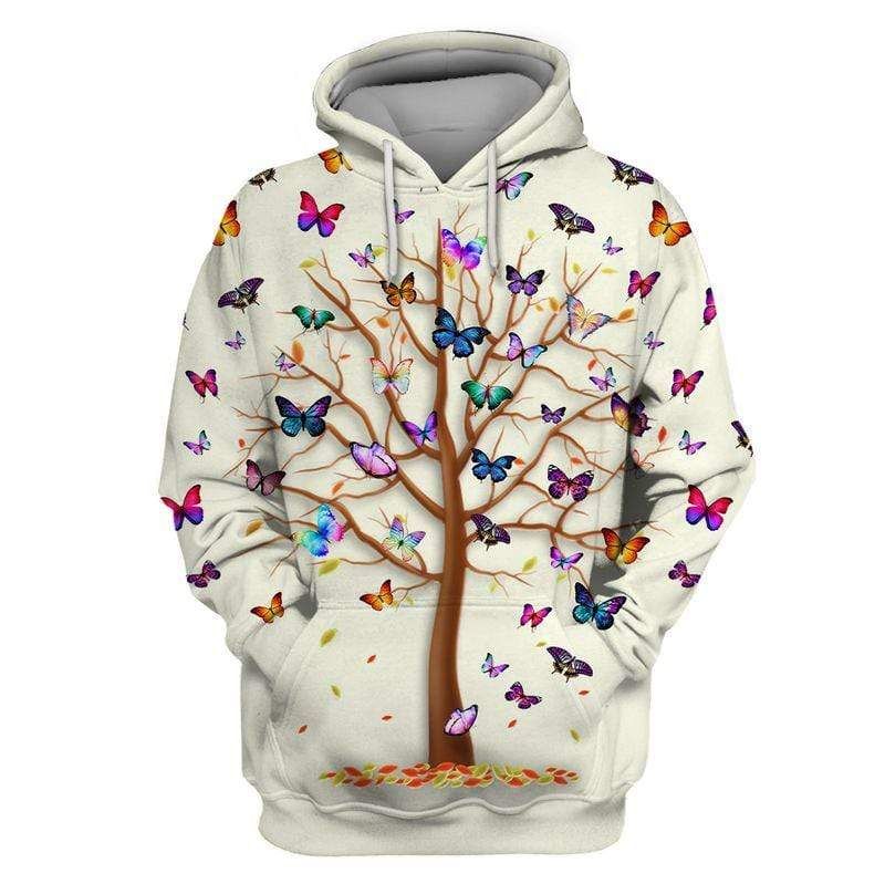Tree Of Butterfly Hoodie 3D All Over Print