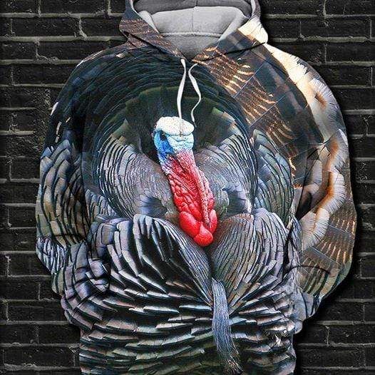 Amazing Turkey Hoodie 3D All Over Print