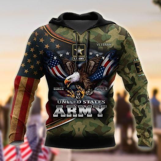 US Army Since 1775 Hoodie 3D All Over Print