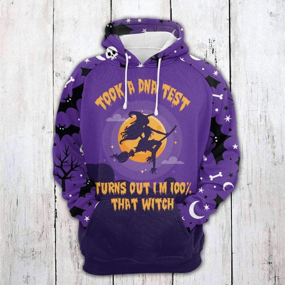 Halloween I'M 100% That Sexy Witch Hoodie 3D All Over Print