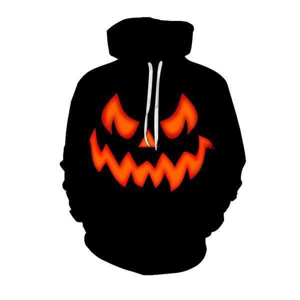 Halloween Scary Pumkin Face Hoodie 3D All Over Print