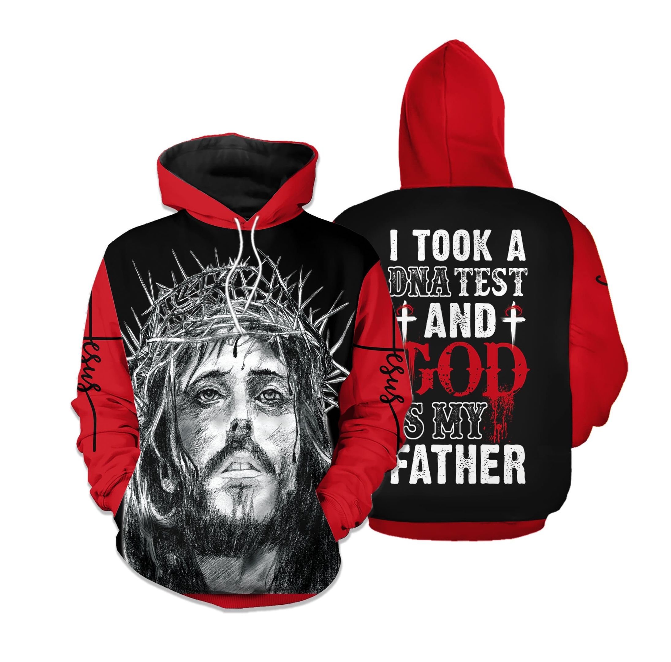 God Is My Father Christian Hoodie 3D All Over Print