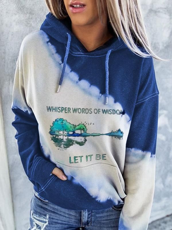 Let It Be Guitar Hoodie 3D All Over Print