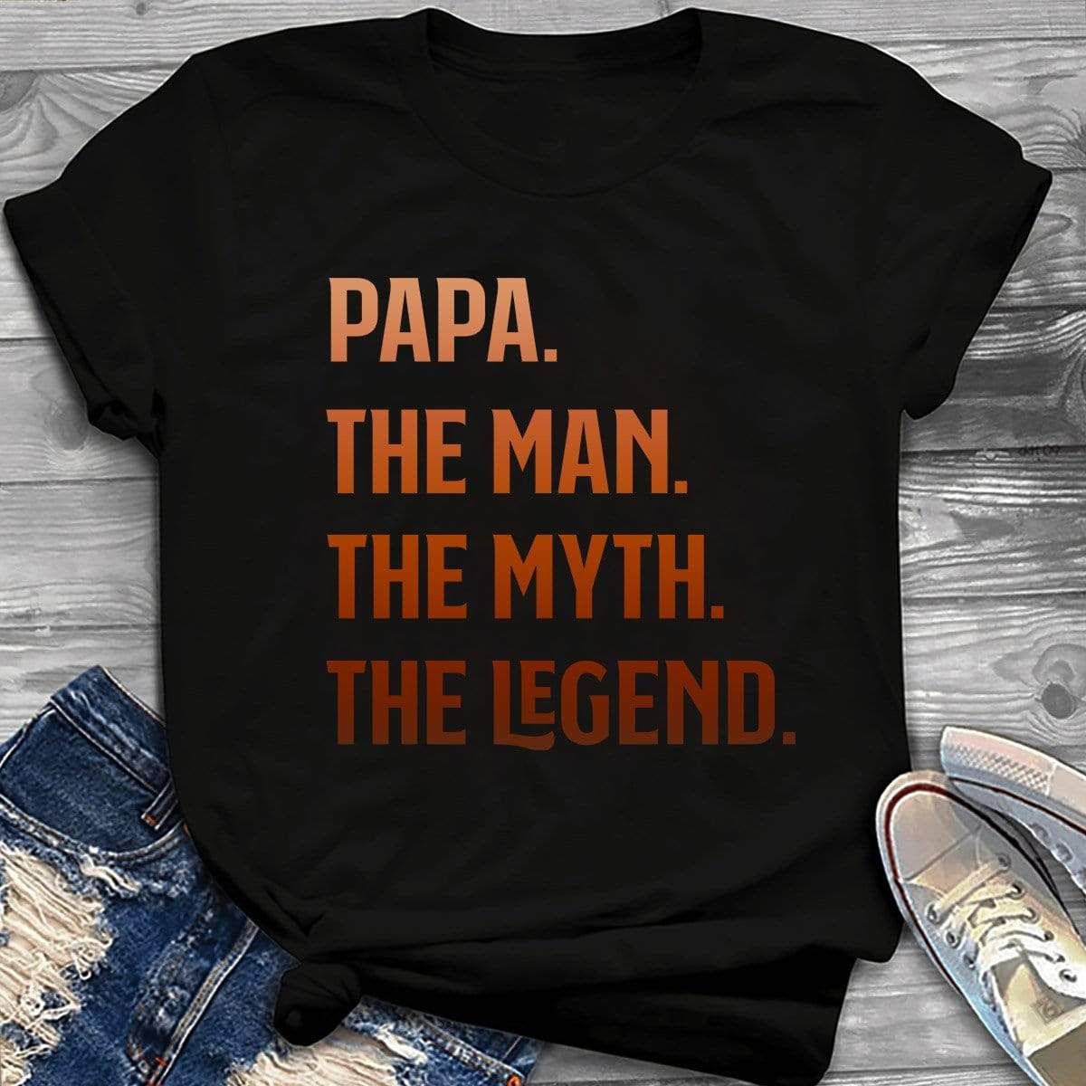 Gifts For Dad  Papa The Myth The Man The Legend Shirt