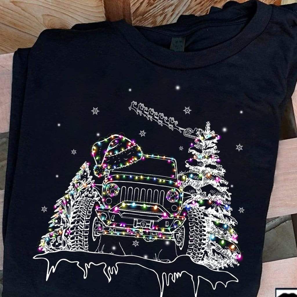 Jeep Light Christmas Shirt