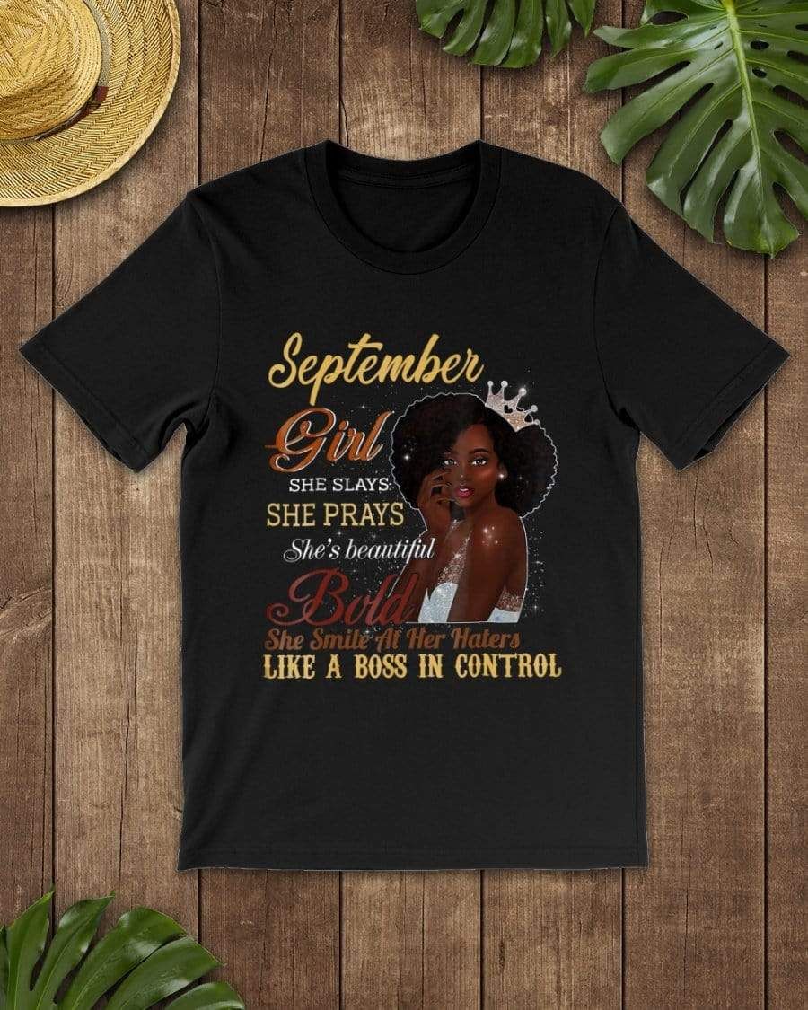Personalized Afro Black Queen Custom Month T-Shirt