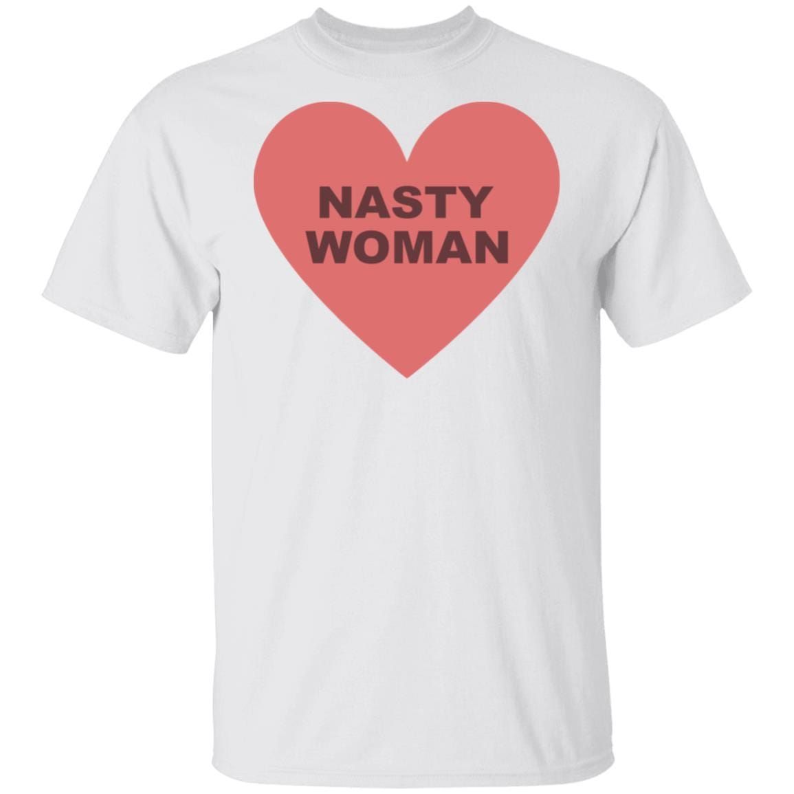 Pink Heart Nasty Woman T-Shirt PAN