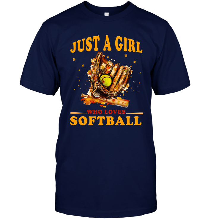 Just A Girl Who Loves Softball T-Shirt