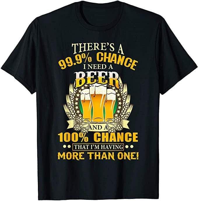 Funny I Need A Beer Lover Retro Vintage T-Shirt