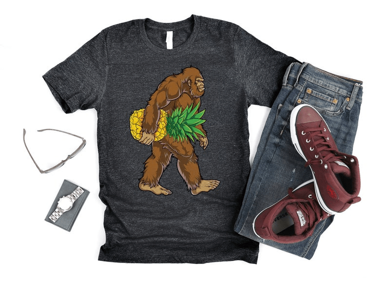 Bigfoot With Pineapple Shirt