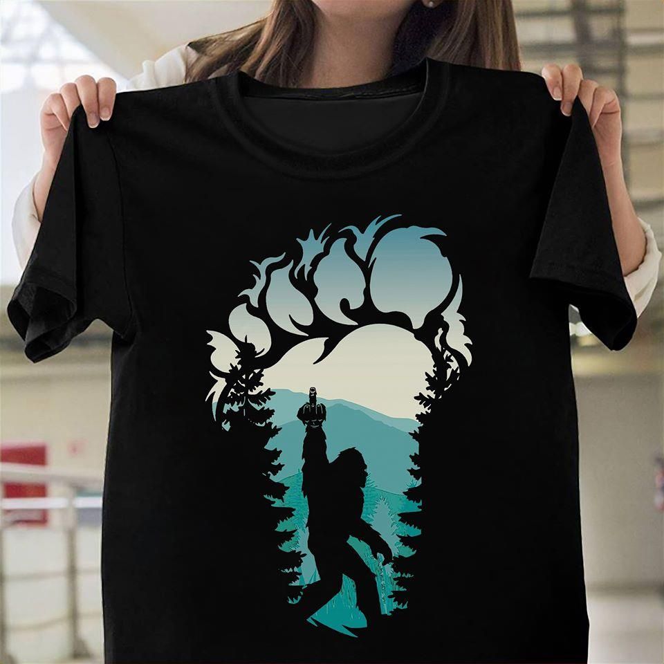 Bigfoot F**K Forest Funny Shirt