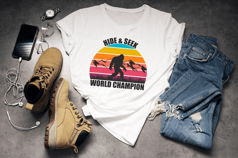 Bigfoot Hide And Seek World Champion Shirt
