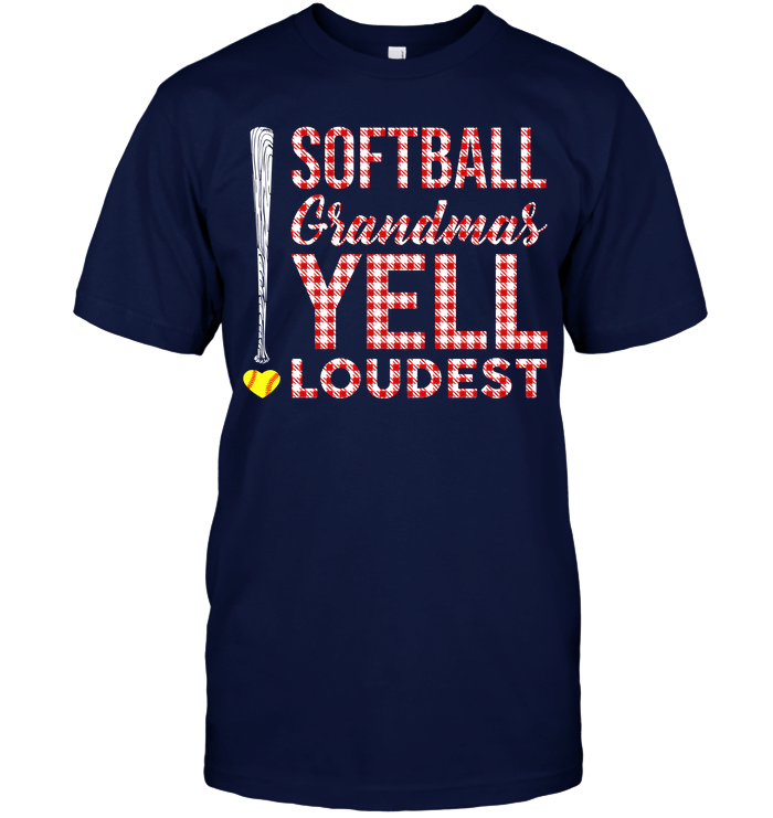 Softball Grandmas Yell Loudest T-Shirt