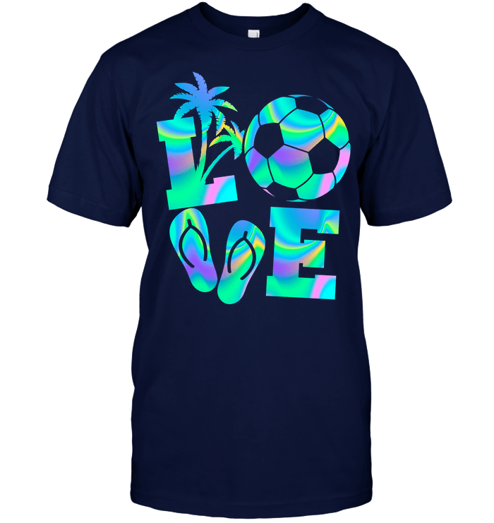Love Soccer Holographic T-Shirt