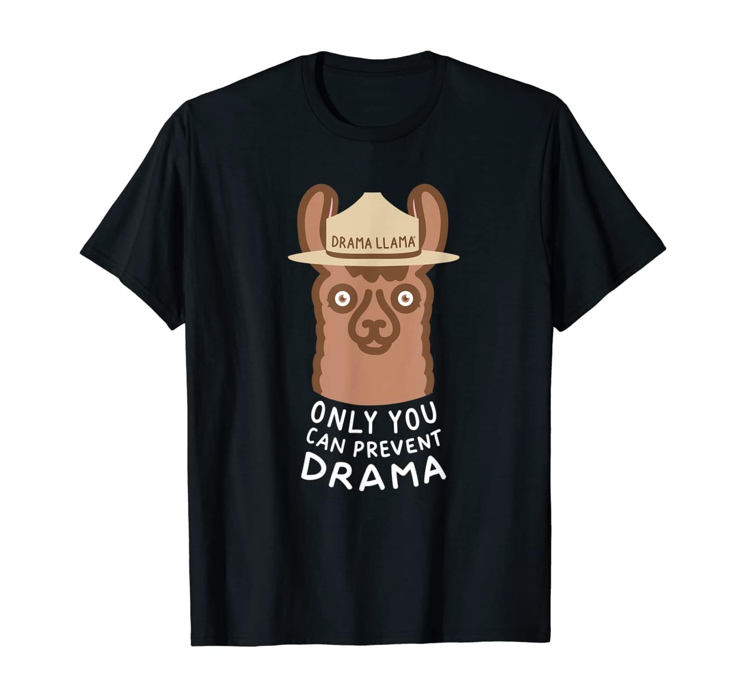 Smokey The Llama Only You Can Prevent Drama T-Shirt