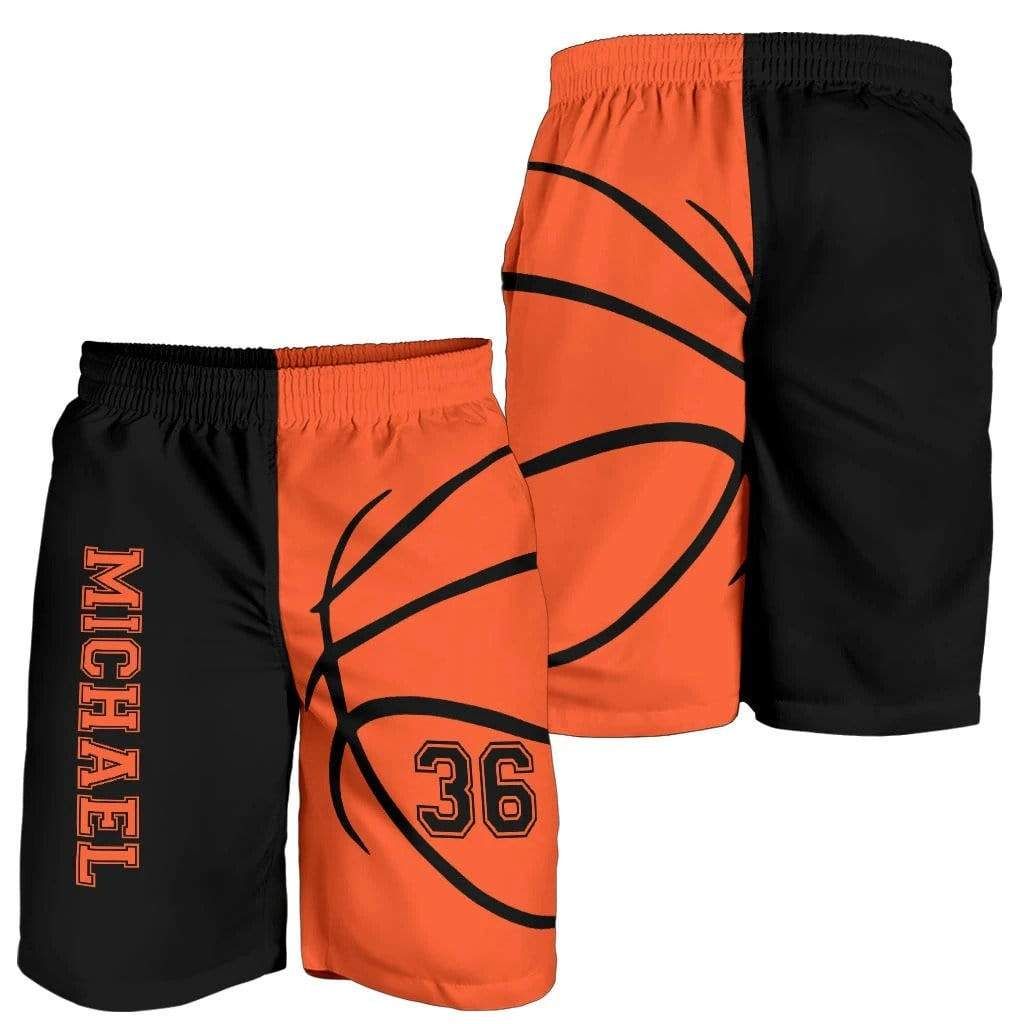 Personalized Basketball Men Shorts With Your Name & Number