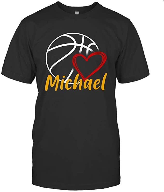 Personalized Custom Name Basketball Love T-Shirt